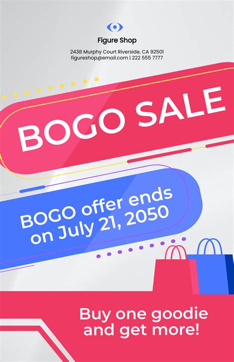 bogo poster template